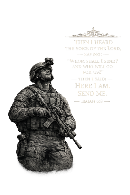HERE I AM. SEND ME T-shirt